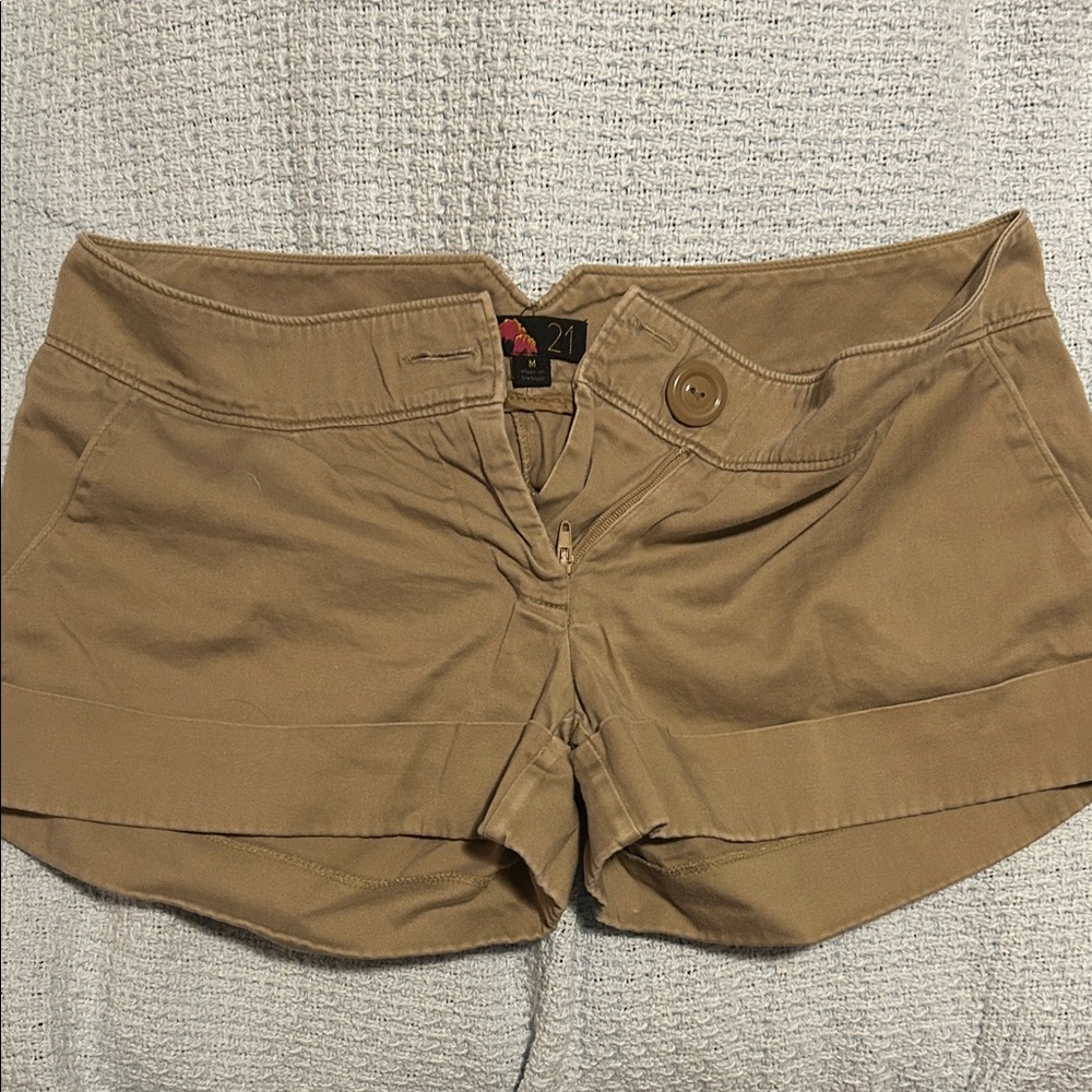 Forever 21 High Waist Brown Shorts